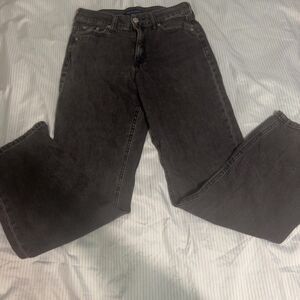 Aeropostale black baggy jeans 26x30 #denim #90s